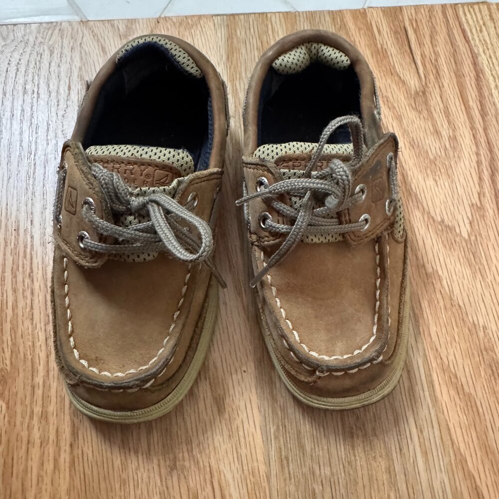 Toddler Boys Size 9 Sperry Lanyard Boat Shoes